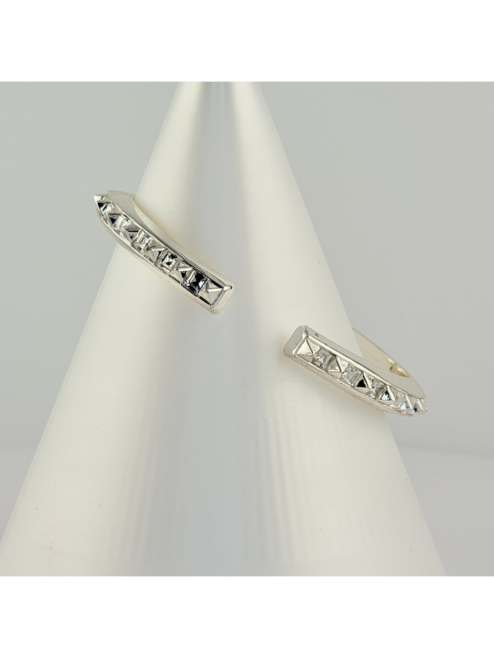 Bomb Party Bracelet - Hinged Cuff on Silver Plating